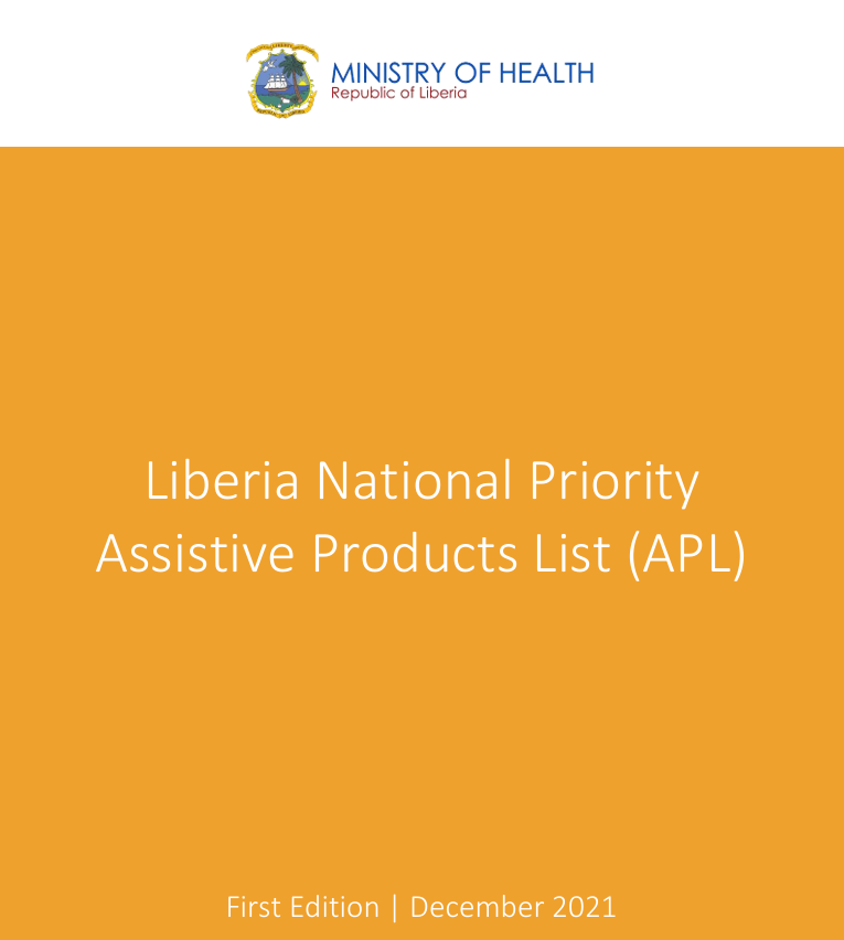 Liberia National Priority Assistive Products List