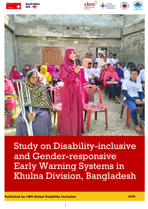 Study on Disability-inclusive and Gender-responsive Early Warning Systems in Khulna Division, Bangladesh