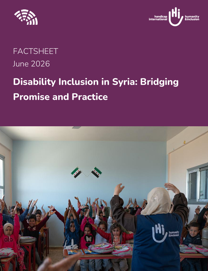 Disability Inclusion in Syria: Bridging Promise and Practice