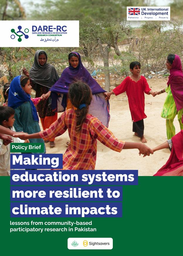 Making education systems more resilient to climate impacts: Lessons from community-based participatory research in Pakistan