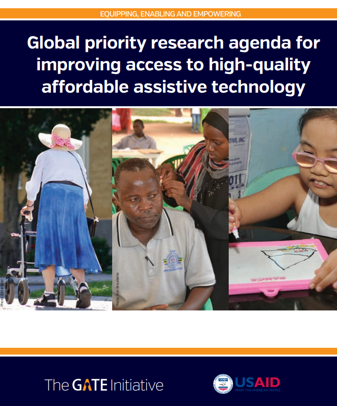 Global priority research agenda for improving access to high-quality affordable assistive technology