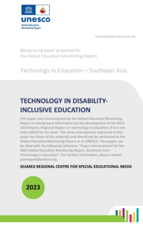 Technology In disability-Inclusive education
