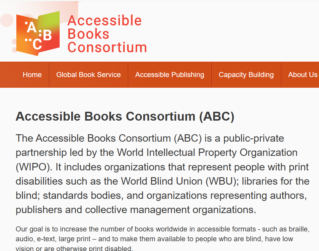 Accessible Books Consortium (ABC)