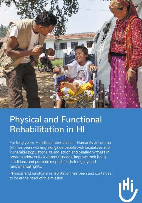 Physical and Functional Rehabilitation in Humanity and Inclusion