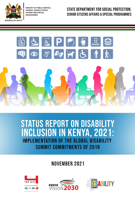 Status report on disability inclusion in Kenya, 2021: Implementation of the Global Disability Summit Committments
