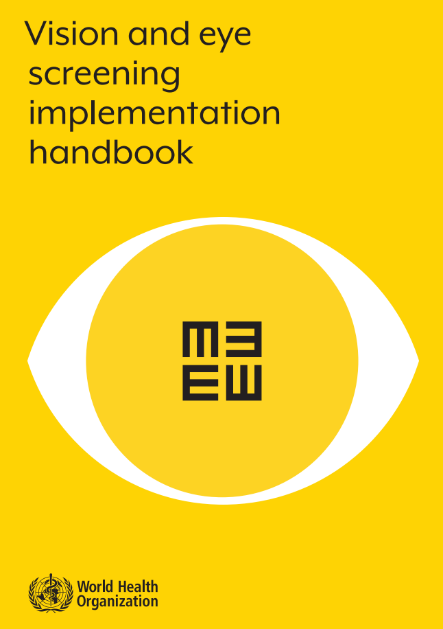 Vision and eye screening implementation handbook
