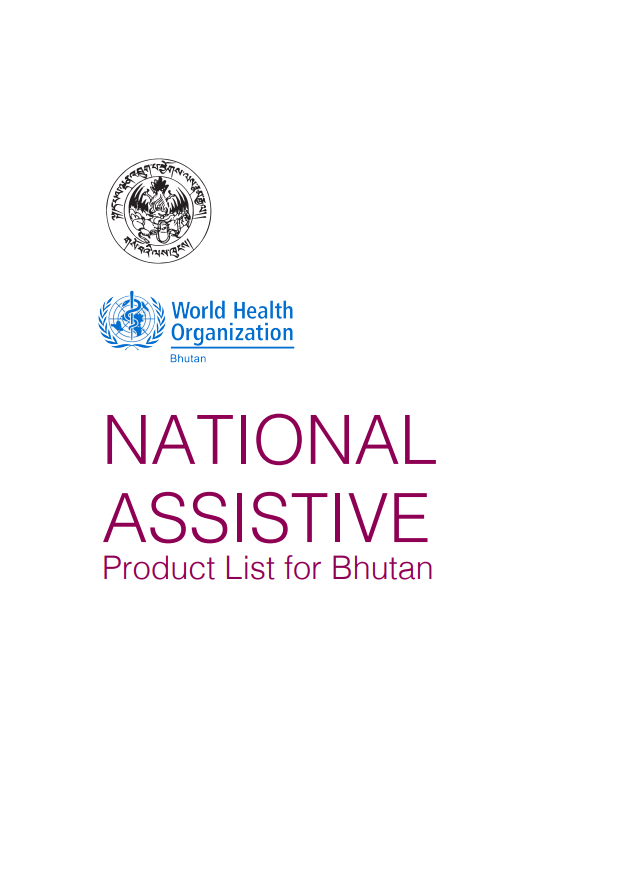 National Assistive Product List for Bhutan