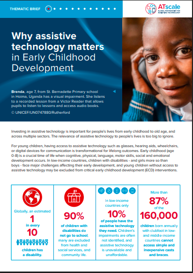 Why assistive technology matters for early childhood development.