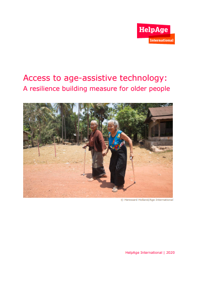 Access to age-assistive technology: A resilience building measure for older people