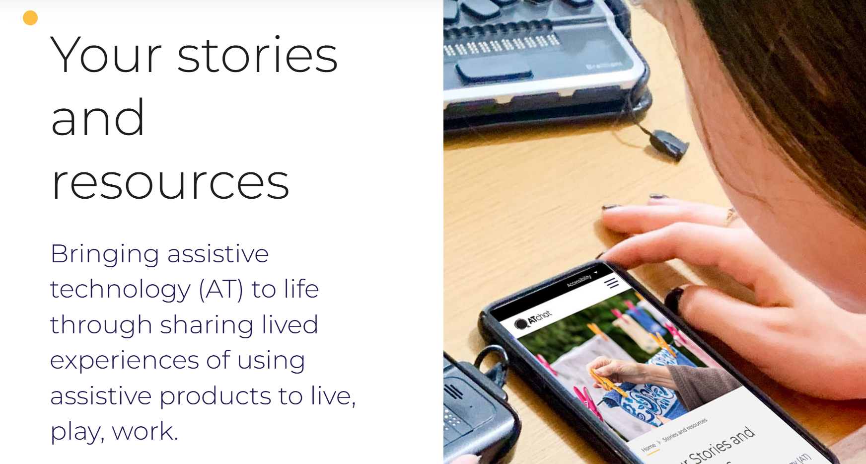 AT Chat – Peer-led Assistive Technology Support