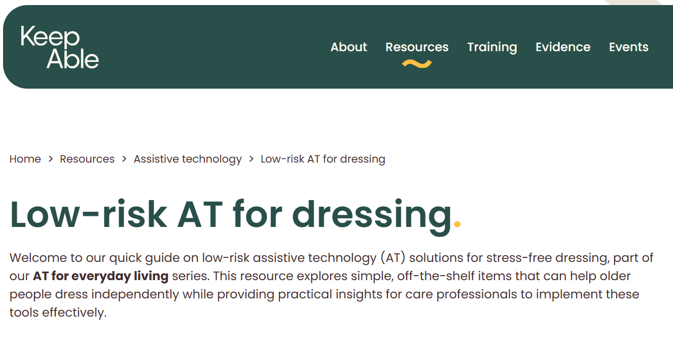 Low-risk AT for dressing.
